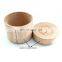 Home use useful High quality handmade natural wooden cream jar