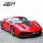 Body kit for Ferrari 458 in misha style front bumper rear bumper hood carbon fiber front lip rear lip side skirts fenders canard