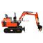 Good quality digger mini excavator for Latest type  Low-Consumption Hot selling   1 ton- 2.5 ton earth-moving machinery