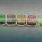 Urn shape clear glass candle holders