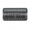 Customized logo 8 Slots LCD Screen Display NiMH AA AAA Size Portable cylinder Fast Battery Charger with USB Cable