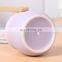 Coarse ceramic purple plastic small flower pot personality creative retro