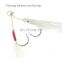 Mustad 10881 assist Duple Hooks with Kevlar line and strong Stainless steel ring