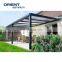 Terrace roof backyard garden automatic sun louver slat pergola aluminum outdoor frames