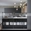 Gray Glossy Kitchen Cabinets Solid Wood Kitchen Cabinet Modern Mueble De Cocina kitchen