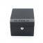 High-end luxury black wooden jewelry ring box wood