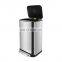 wholesale 32L large garbage soft close pedal bin with stainless steel dustbin