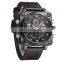 RISTOS 9343 Men Digital+Quartz Watch Sport Leather Chronograph Multifunction Analog Fashion Military Clock