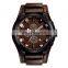 SKMEI 9165 Christmas Trend Design Quartz Watch Chronography Work Military Leather Watches Men Wrist Clock Relojes Hombre