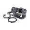 Two-hole combination 12V-24V general automobile voltage detection + power socket 5V