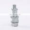 High quality Made in china screw type  3/8 inch female and male thread ball valve type hydraulic quick coupling