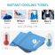 Custom Quick Dry absorbent sweat instant cool Microfiber Cooling Sports Towel For All Activities