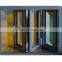 YY Home frameless folding glass window aluminum Glass Folding Window Bifold Window