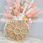 Best Price Daisy rattan wall basket Boho Nursery Decor Hand woven vintage Wall Hanger Storage Basket Vietnam Supplier