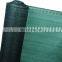 Wholesale 80% Sun shade net with buttonholes HDPE dark green privacy screen fence net