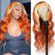 Ginger Blonde Lace Front Wig Body Wave Hd Lace Frontal Wig 613 Colored Human Hair Wigs 13X4 Ginger Lace Front Wig