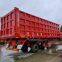 Heavy duty dump semi-trailer Export semi-trailer Iron ore powder transport vehicle