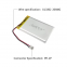 Chinese Lithium-Ion Cell Factory Wholesale 3.7v UFX 654065 2000mah Rechargeable Battery Pack For Portable Medical Equipment