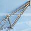 China cheap specialized titanium bike frame Newest bend down