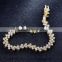 Top Selling Fashion Jewelry Trend 2016 Pearl CZ Luxury Drop Earrings Necklace Set