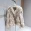 New Raccoon Fur Encrypted Double-sided Woven Fur Coat for Women's Fashionable Young Style Fur Coat