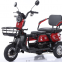 2025 Best 3 Wheel Passenger Tricycle Two Seat 48v Electric Tricycle Bike for Adults and Old People