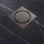 NIXI High Displacement Anti-Backflow Invisible Ceramic Embedded Floor Drain Modern All Copper for Kitchen Bathroom Hotels
