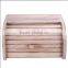 Unfinished Wood bread Box ,Free Sample Factory Price Unfinished Wood bread bins