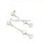 Earring, Resin Beads Sector Charm Linked Lady Fashion Earring, Earring Jewelry Wholesale PT1541