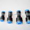 Changrong pneumatic push in fitting plastic tee coupling copper quick coupling