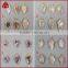 Fashion jewelry pure titanium rose quartz and jade stone arrowhead good hook earring
