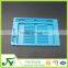 Fashion design disposable blue plastic stationery blister box