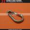 Jinyu swivel d hook/flat metal hook/stainless steel carabiner/carabiner hook