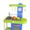 Preschool Children Kitchen Set Toy Educational Game Wooden Modern Comfort Toy Kitchen for Kids