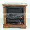 Wooden cabinet halogen quartz infrared heater