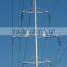 Galvanized metal power poles for transmission line
