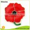 Promotional Custom China Factory Metal Full in Color Red Flower Poppy Pin Badge