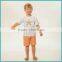 Last design new model shirts baby boys 100%Organic cotton