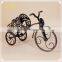 continental fashion home deco tricycle upscale vintage metal wine rack