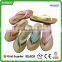 2016 new style hot sale PVC cheap flip flops with decoration