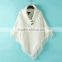 Hot selling cheap fashion wool knitted poncho sweater manufacturer poncho liner