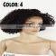 Factory Price Stock Brazilian Remy Human Hair Afro Kinky Curly Full Lace Wigs