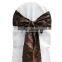 Taffeta pintuck chair sash for wedding