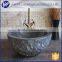 bird nest natural stone hand wash basin on sale