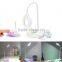 RGB Color Changing light LED Table Desk Reading Lamp with Touch Switch Ringlike Rechargeable Dimmable Atmosphere Lights