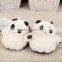 plush penguin slipper/adult plush slipper/plush penguin animal slippers