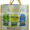 High quality 100% recycled plastic bottles shopping bag