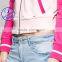 Custom 100% cotton womens printed baseball&softball wear jackets