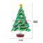 China manufacturer wholesale zinc alloy rhinestone enamel christmas pine tree brooch