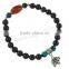 Turquoise & Red Agate & Zinc Alloy Black Agate Bracelets